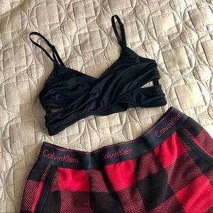 Forever 21 Black Wraparound Bralette